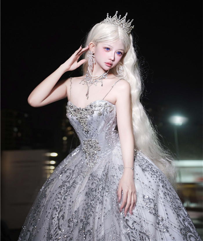 slim fit dress slacks Elegant Dark Blue Tulle Satin Long Prom Dress Evening Gown
