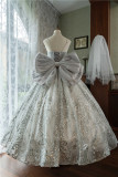 Bright Galaxy - Stylish Princess Sparkling Wedding Lolita JSK Dress with Big Back Bow