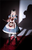 YourHighness - Black Fairy Tale Alice Halloween Gothic Lolita OP Dress and Apron
