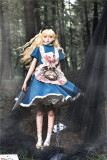 YourHighness - Black Fairy Tale Alice Halloween Gothic Lolita OP Dress and Apron