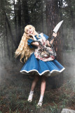 YourHighness - Black Fairy Tale Alice Halloween Gothic Lolita OP Dress and Apron