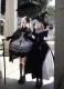 Withpuji -Tales of Innocence- Classic Vintage Gothic Velvet Lolita OP Dress, Cape, Witch Hat and Necklace