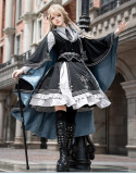 Dark Contract - Ouji Military Lolita Set and Cape