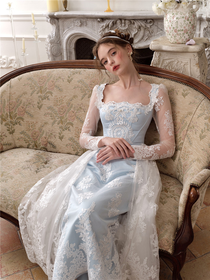 US$ 126.99 - LaceMade -Water Ice Poem Preface- Sweet Classic Vintage Lace Blue Princess Casual Simple Lolita Dress - m.lolitaknot.com US$ 126.99 - LaceMade -Water Ice Poem Preface- Sweet Classic Vintage Lace Blue Princess Casual Simple Lolita Dress - m.lolitaknot.com