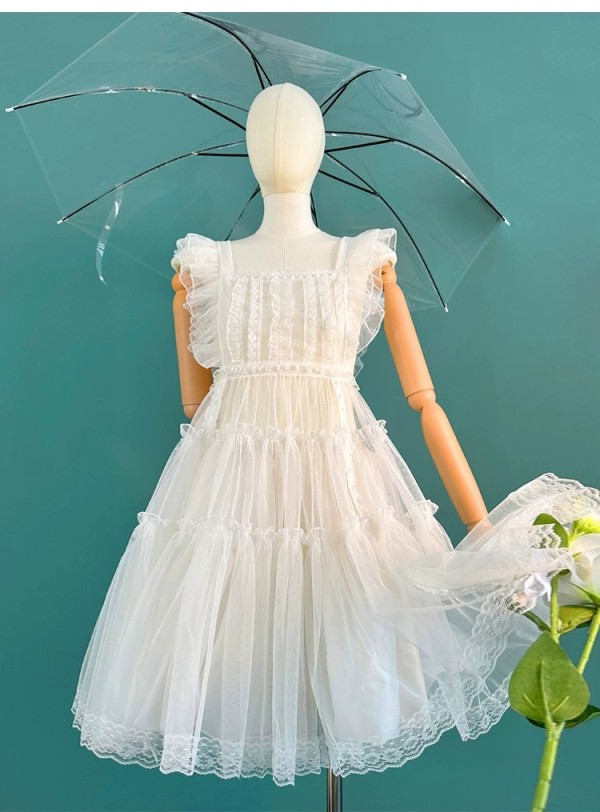 Tulle Apron Bolero Overskirt for Dresses
