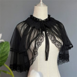 Lace Tulle Cape Bolero for Spring and Autumn
