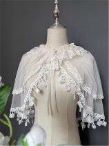 Lace Tulle Cape Bolero for Spring and Autumn