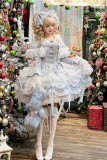 Diamond Honey -Girl's Puppet- Christmas Sweet Doll Cute Lolita JSK Dress, Cape and Headbow