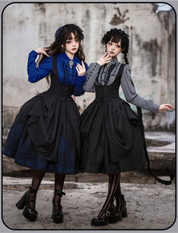 Susin -Normandy- Elegant Classic Gothic Lolita JSK Corset Dress and Blouse