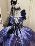 Butterfly and Star River - Party Prom Dress Classic Lolita JSK, Choker and Accessories Full Set