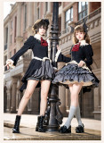 Withpuji -Feast of The Eternal Night- Ouji Boystyle Prince Konoda Long Jacket, Shorts, Skirt and Tie Lolita Set