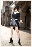 Withpuji -Feast of The Eternal Night- Ouji Boystyle Prince Konoda Long Jacket, Shorts, Skirt and Tie Lolita Set
