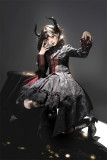 YourHighness -House of Anti-gravity Dragons- Boystyle Gothic Ouji Prince Konoda Lolita PU Jacket Coat