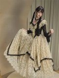 LaceMade -Wednesday- Party Prom Dress Casual Classic Vintage Lolita Corset Waist OP Dress