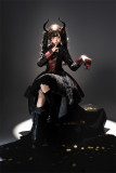 YourHighness -House of Anti-gravity Dragons- Boystyle Gothic Ouji Prince Konoda Lolita PU Jacket Coat