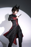 YourHighness -House of Anti-gravity Dragons- Boystyle Gothic Ouji Prince Konoda Lolita PU Jacket Coat