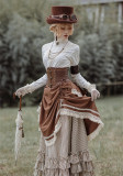 Mr.Yi- Casual Steam Punk Victoria Vintage Lolita Skirt