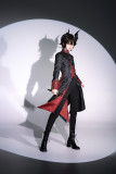 YourHighness -House of Anti-gravity Dragons- Boystyle Gothic Ouji Prince Konoda Lolita PU Jacket Coat