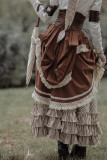 Mr.Yi- Casual Steam Punk Victoria Vintage Lolita Skirt