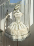 Jasmine - Elegant Tea Party Princess Classic Lolita JSK Dress and Accessories