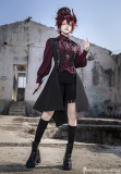 Princess Chronicles -Red and Black 4.0- Boystyle Prince Konoda Ouji Blouse, Long Vest Jacket and Shorts
