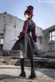 Princess Chronicles -Red and Black 4.0- Boystyle Prince Konoda Ouji Blouse, Long Vest Jacket and Shorts