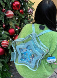 Morning Glory -Star Jelly- Sweet Kawaii Lolita Crossbody Backpack Two Bag Set