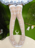 Yidhra -Alice World Story- Printed Poker Lolita Stockings