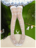 Yidhra -Alice World Story- Printed Poker Lolita Stockings