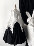 Bat Gothic Lolita Tailing Overskirt