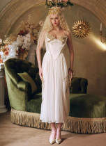 LaceMade -Date with an Angel- Sweet Casual Lolita Vintage Fishbone JSK Dress