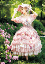 Flora- Tea Party Princess Rococo Dress Classic Lolita OP Dress