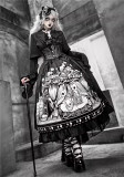 Bone Theater- Halloween Gothic Lolita JSK and Blouse Set