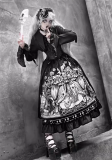 Bone Theater- Halloween Gothic Lolita JSK and Blouse Set