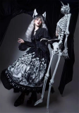 Bone Theater- Halloween Gothic Lolita JSK and Blouse Set