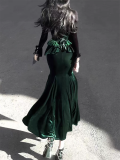 Mirkwood- Elegant Casual Classic Lolita Bolero and Fishtail Slip Dress Set