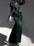 Mirkwood- Elegant Casual Classic Lolita Bolero and Fishtail Slip Dress Set