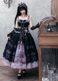 Romantic Rose- Elegent Tea Party Princess Classic Lolita JSK and Overskirt Set, Corset and Blouse