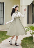 Withpuji -The Wind Garden- Elegant Party Prom Dress Classic Lolita OP with A Bow Tie