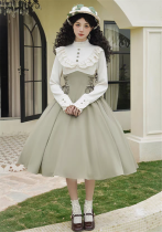 Withpuji -The Wind Garden- Elegant Party Prom Dress Classic Lolita OP with A Bow Tie