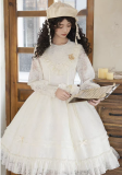 Withpuji -Flower Music- Party Prom Dress Classic Sweet Lolita OP Dress and Cape