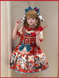 Puppy Dollhouse- Showa Style Doll Sweet Lolita JSK, Salopettes and Blouse