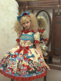 Puppy Dollhouse- Showa Style Doll Sweet Lolita JSK, Salopettes and Blouse