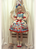 Puppy Dollhouse- Showa Style Doll Sweet Lolita JSK, Salopettes and Blouse