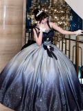 Diamond Honey -The Star River- Romantic Birthday Party Prom Dress Casual Princess Lolita JSK Dress with a Big Back Bow