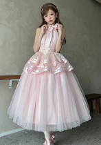 Urtto -Moonlight Dance- Ballet Halter Dress Casual Classic Lolita JSK