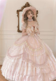 Layla's Mind- Elegent Tea Party Princess Rococo Classic Lolita OP Dress and Accessories