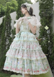 Swan Lake - Sweet Elegant Classic Lolita JSK, Cape and Trangle Headband