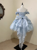 The Feathers Flew Away- Party Prom Dress Classic Lolita JSK, Tailing and Choker