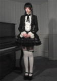 Kuroya- Kikyo- Boystyle Prince Konoda Ouji Gothic Lolita Long Sleeve OP Dress